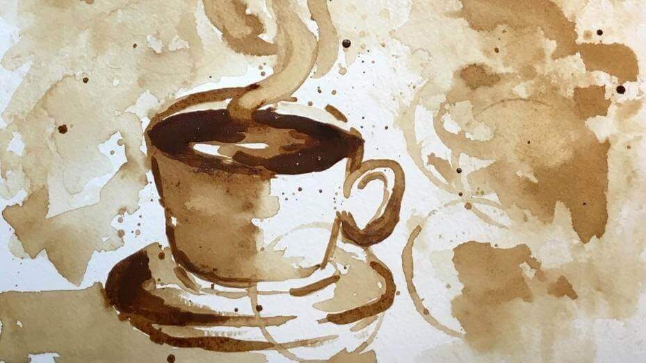 Coffee Painting Ideas Easy